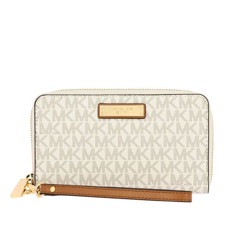 michael kors zip long wallet|Michael Kors white wallet small.